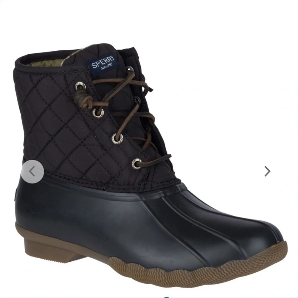 Sperry saltwater duck booties, size 8
