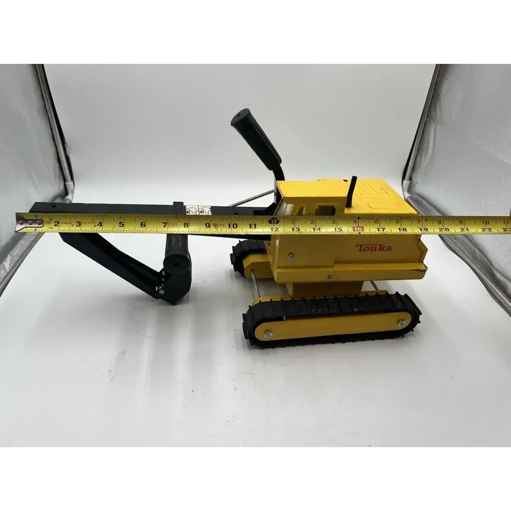 Vintage Tonka 43072 Hydraulic Excavator Crawler Pressed Steel Toy USA 1970s