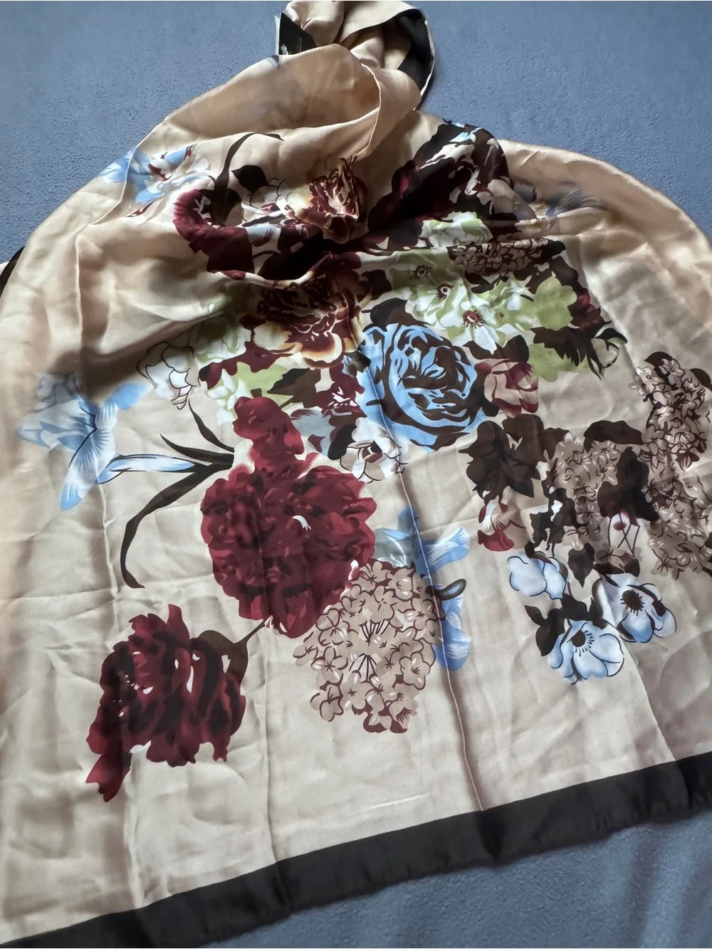 Renshun Accessories beige floral