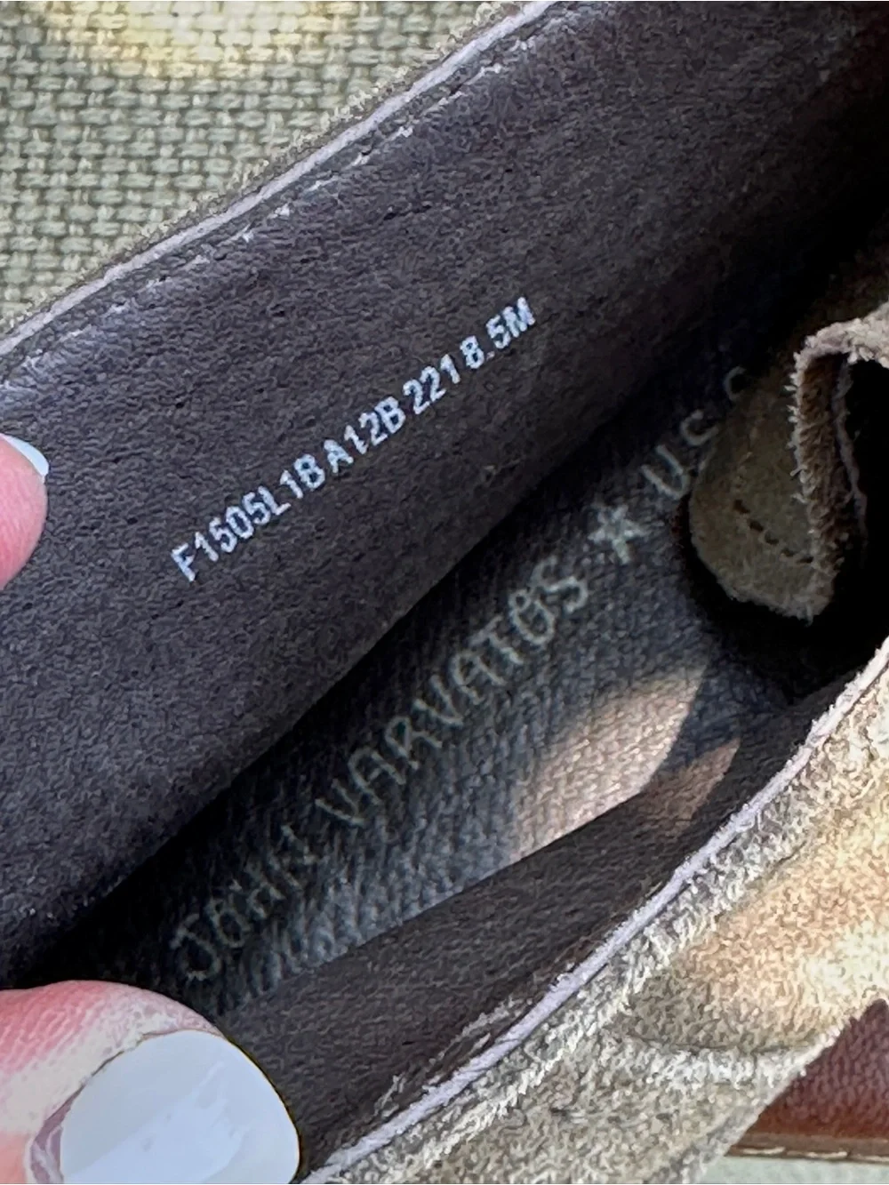 John Varvatos refined suede