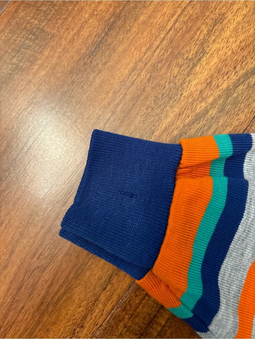 Osh Kosh B’Gosh vintage orange/green/blue/grey stripe long sleeve shirt
