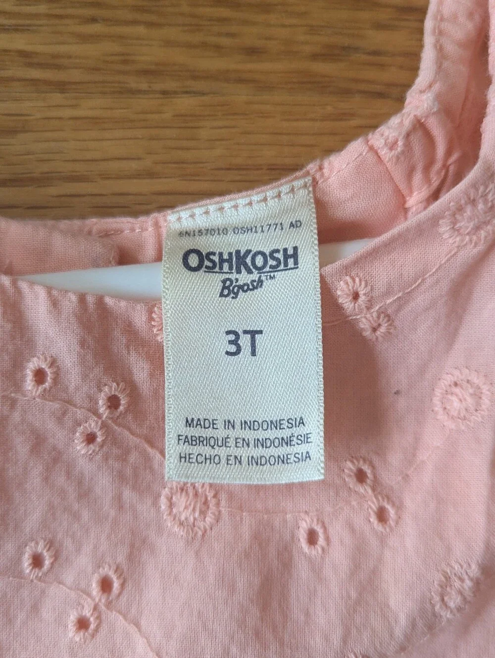 OshKosh B'gosh Eyelet Ruffle Sundress, 3T