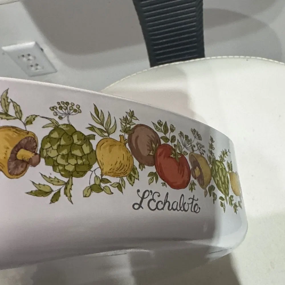 Corningware white casserole