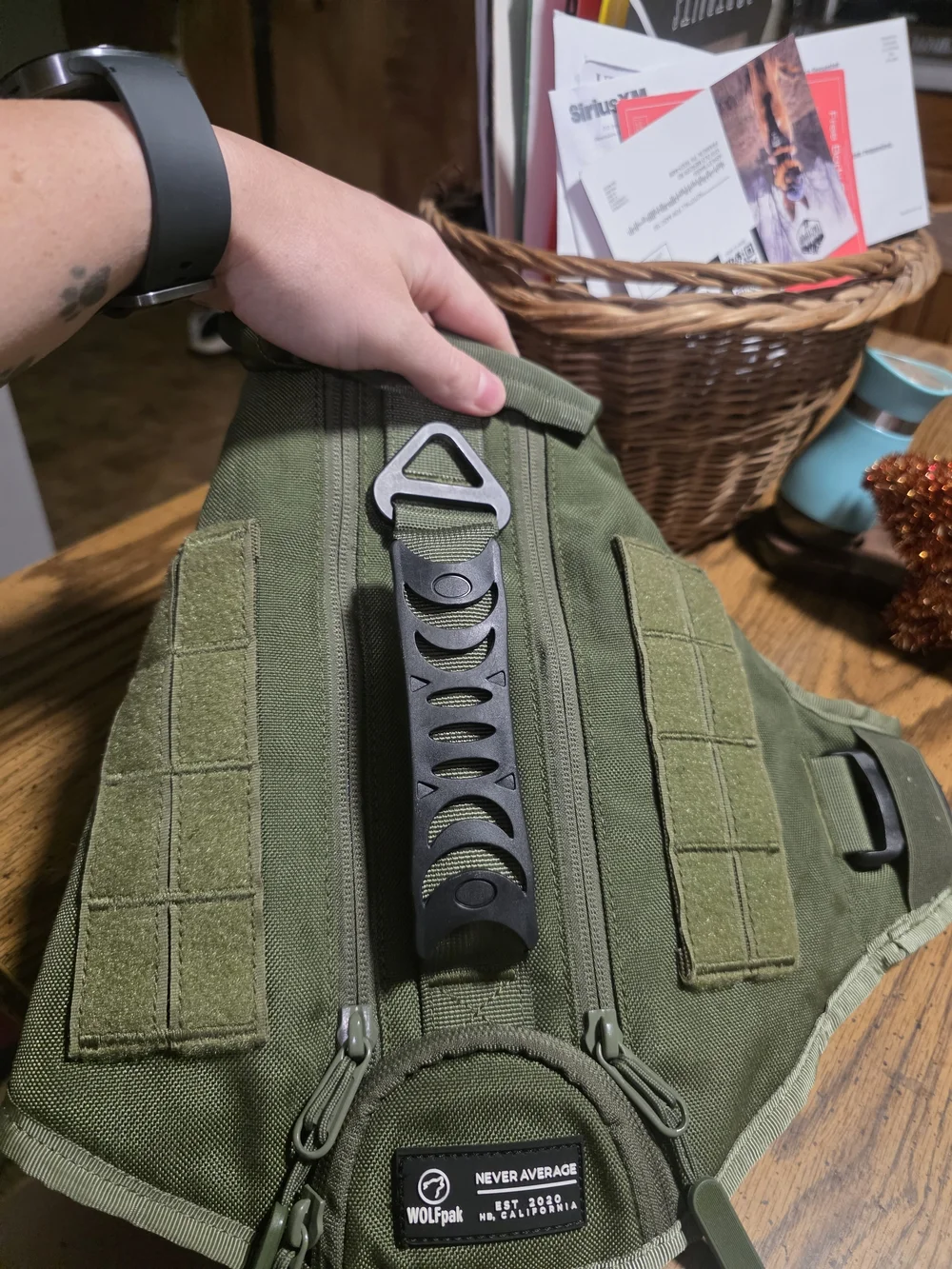 wolf pak olive green