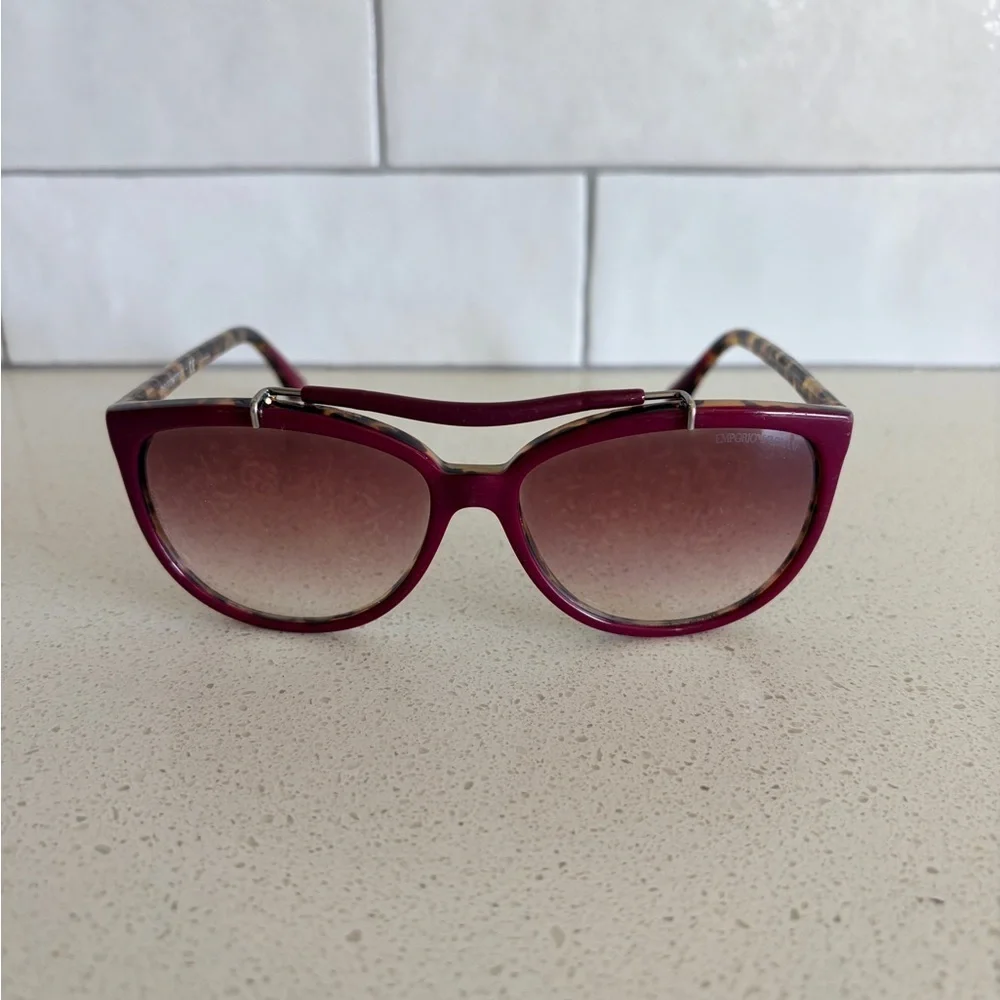 EMPORIO ARMANI EA4039 sunglasses in the colorway 5265/1 burgundy