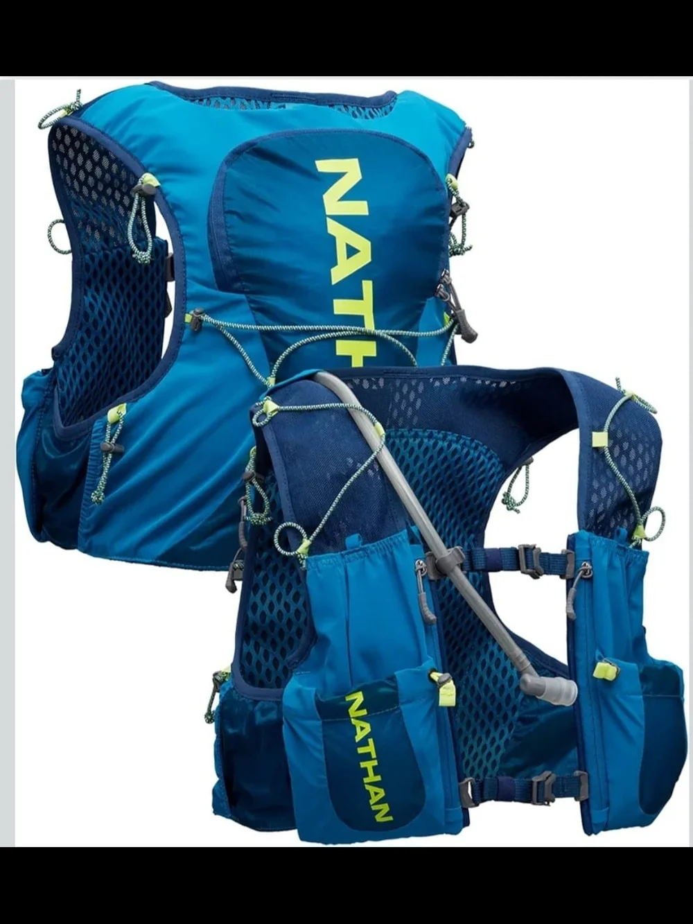 Nathan Blue Hydration Running Vest Backpack
