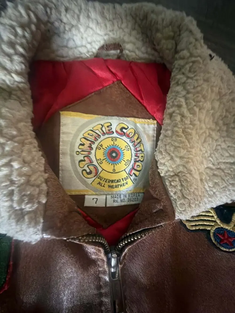 Climate Control brown leather