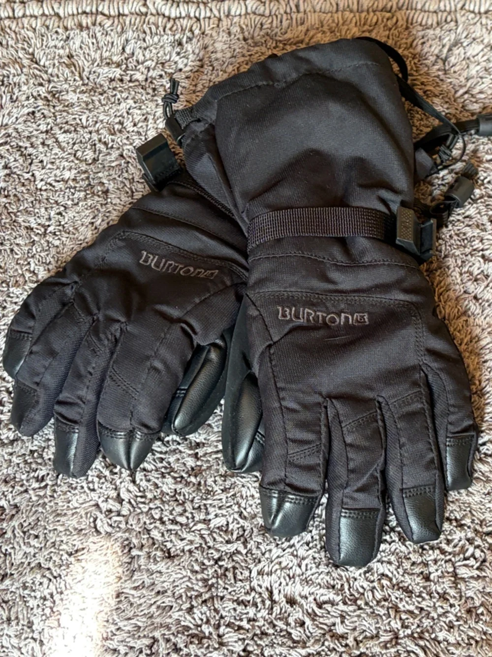 Burton Black Teen (S) Snow Gloves