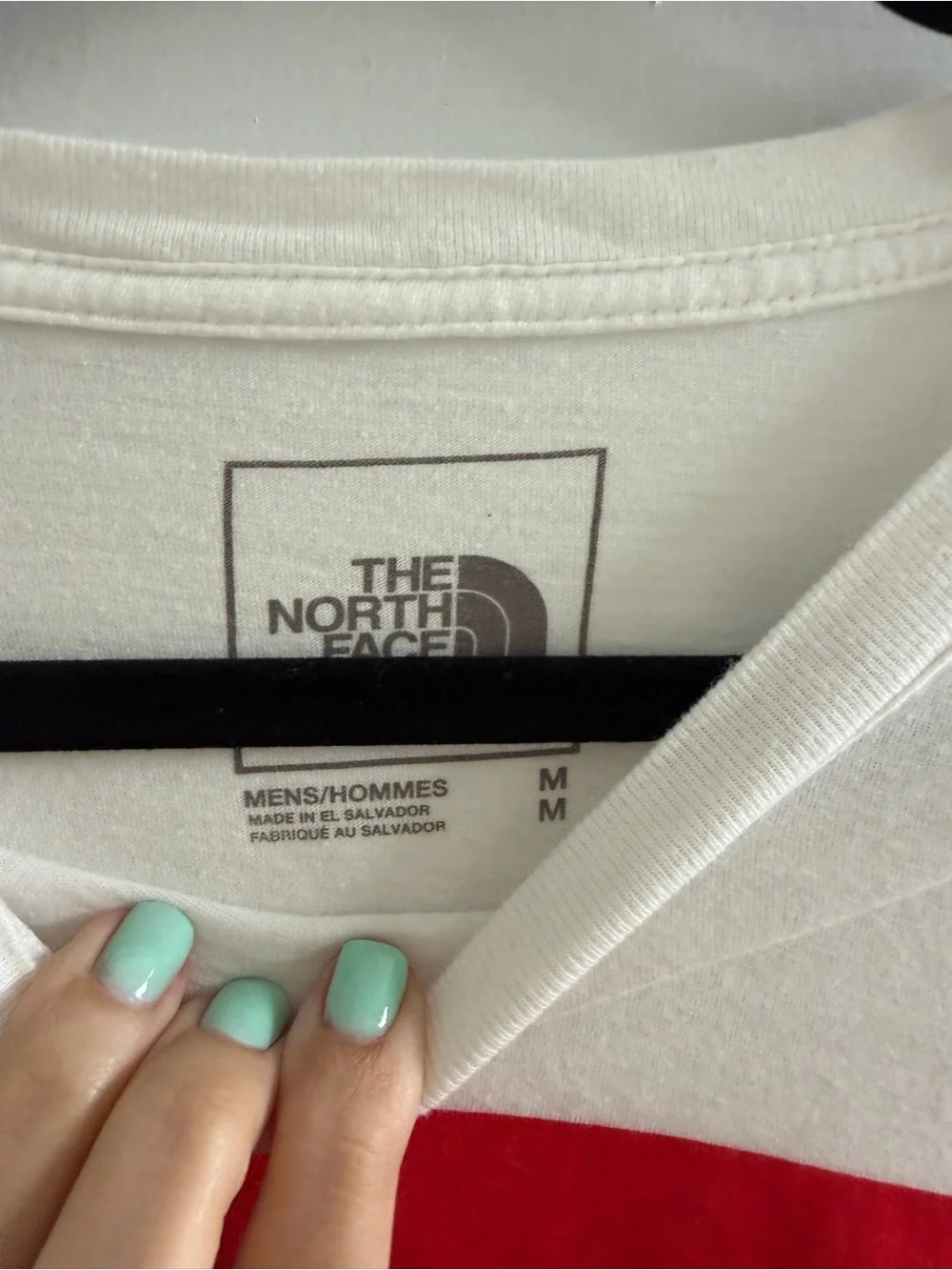 The North Face white crewneck