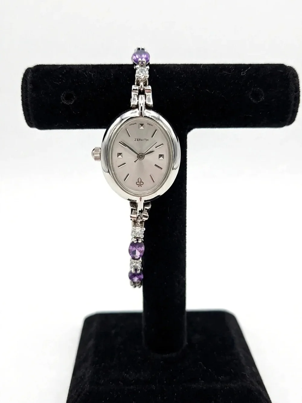 Amethyst Tennis Bracelet Watch