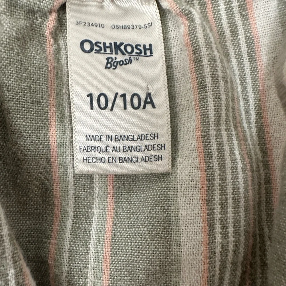 OshKosh Bgosh spring tags sage