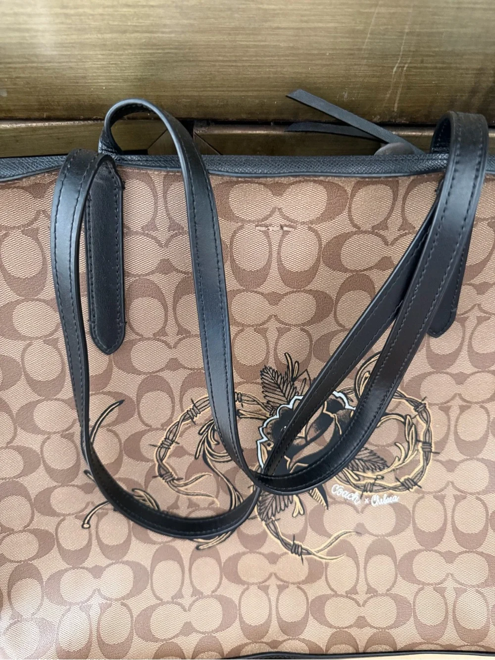 Coach Chelsea Champlain Tattoo tote
