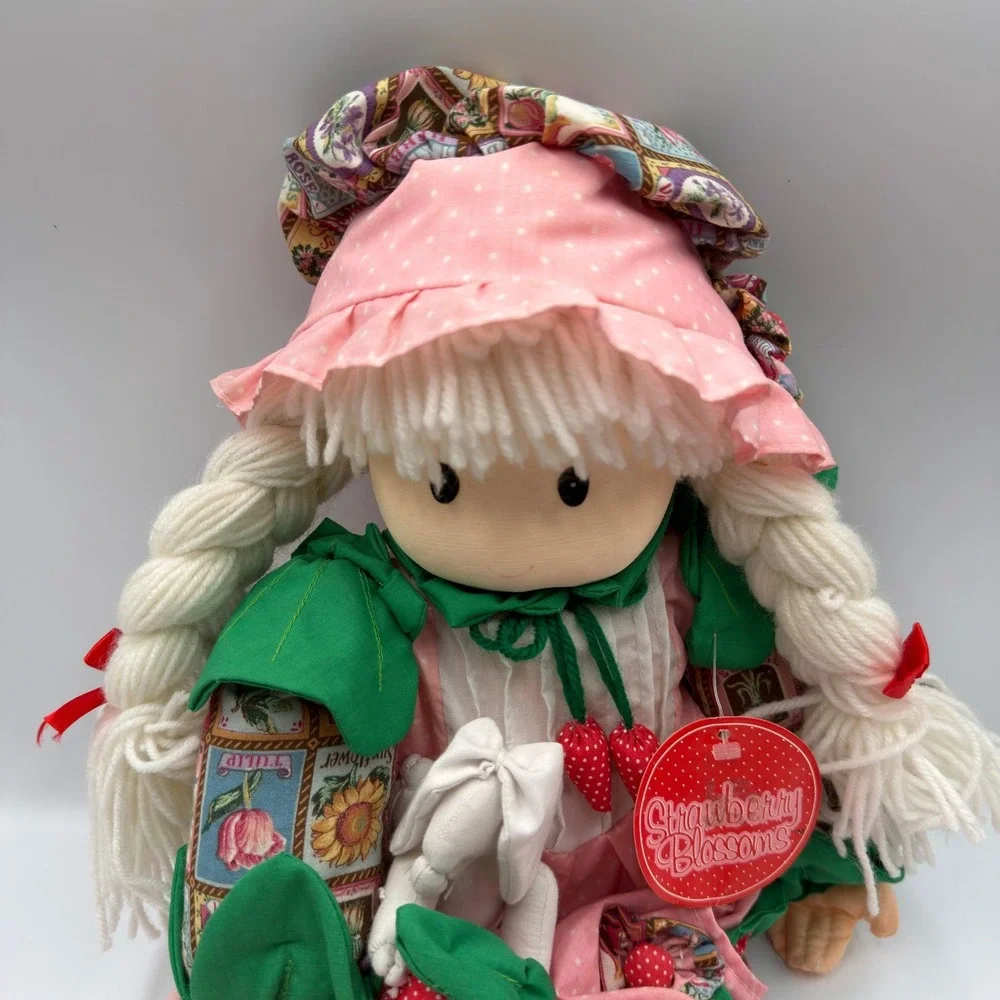 Strawberry Blossoms collectible clothes buttons