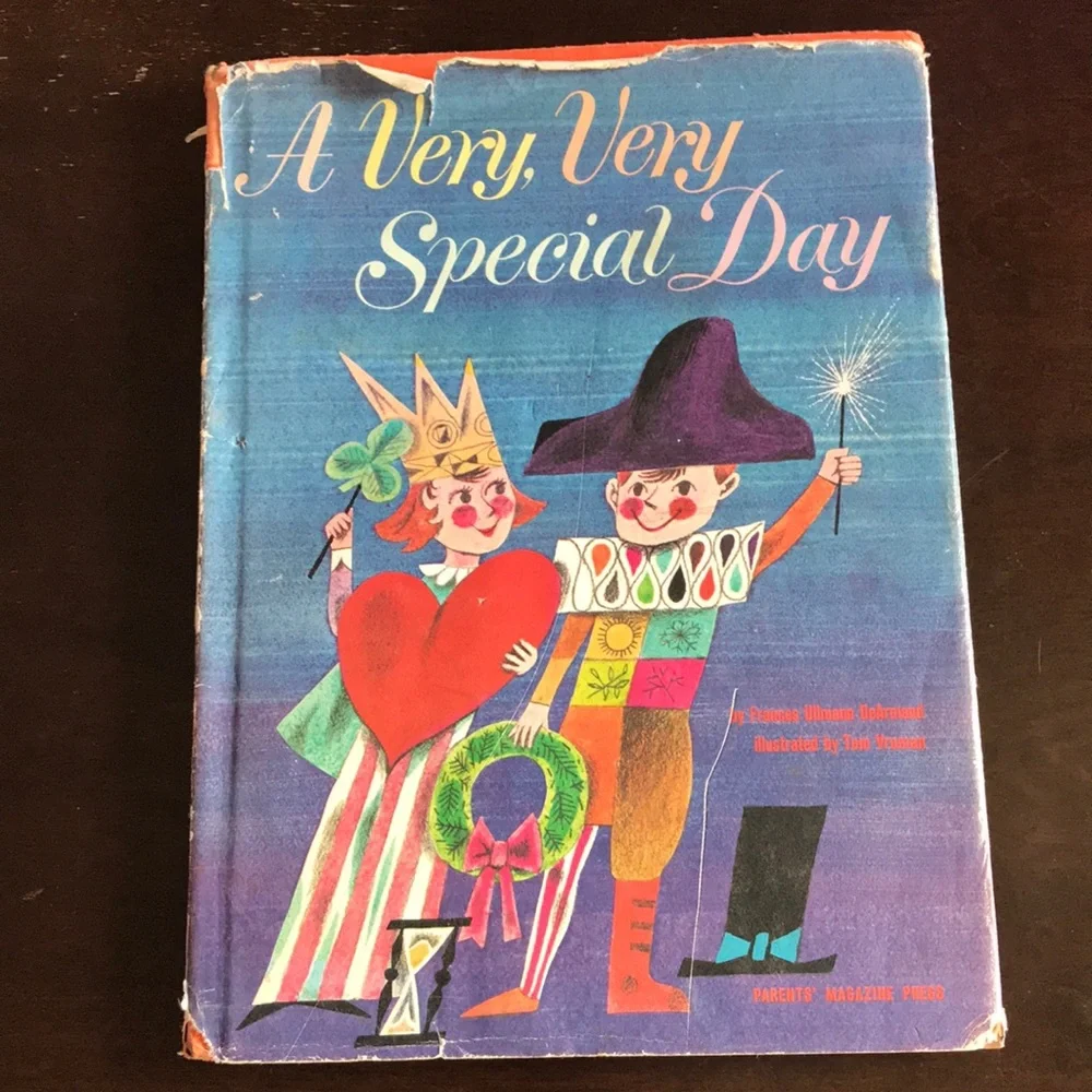 A Very Very Special Day Vintage Birthday Hardcover Book Original Dust Jacket
