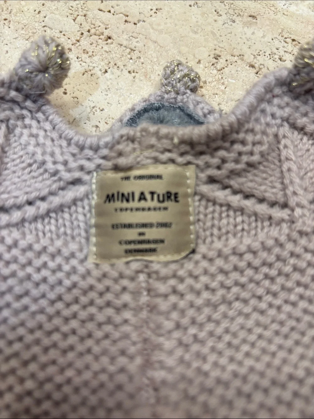 Mini A Ture knit crown