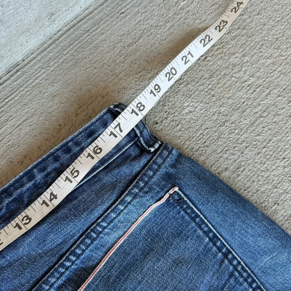 Banana Republic Slim Selvedge Jeans 34x34 Dark Indigo Denim Japan‎ Fabric