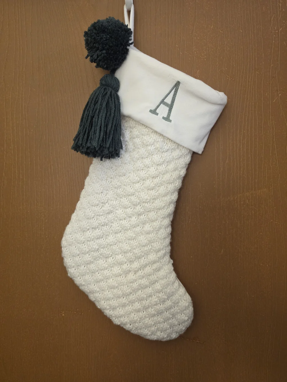Cream Monogrammed 