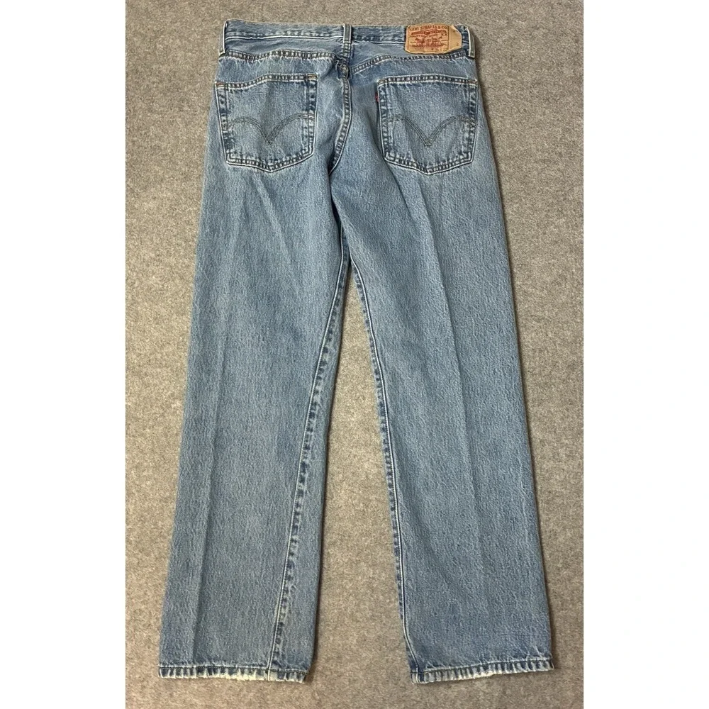 Vintage Levis Jeans Mens 32x30 Blue 501 Button Fly Original Denim Pants Y2K