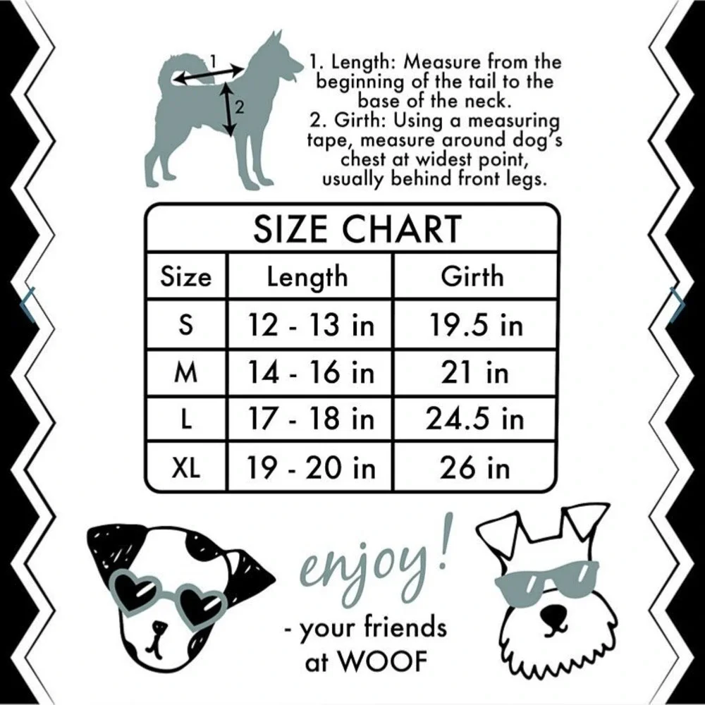 Woof pet apparel