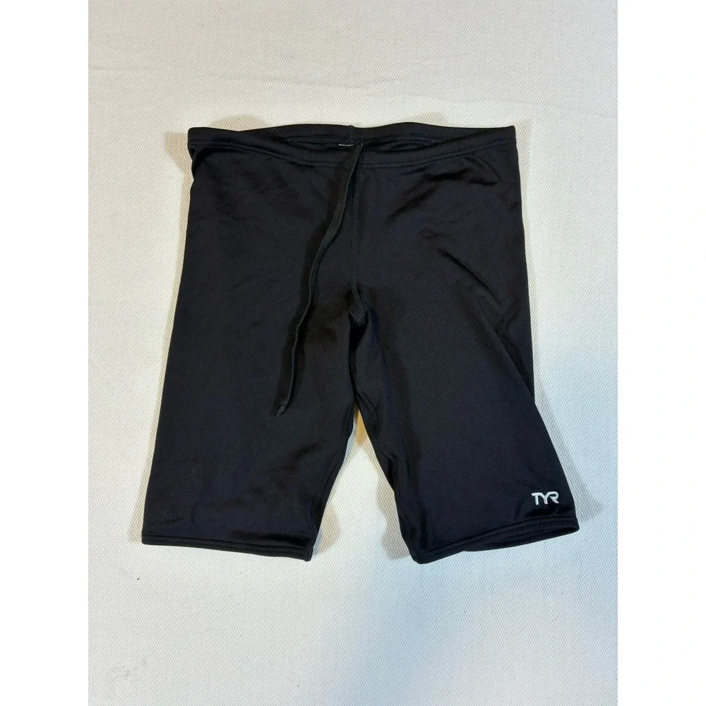 TYR Men's‎ XS Jammers Swim Shorts Black Compression Performance Swimsuit