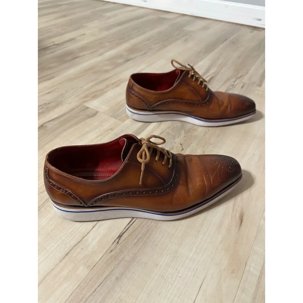 PAUL PARKMAN brown smart oxfords