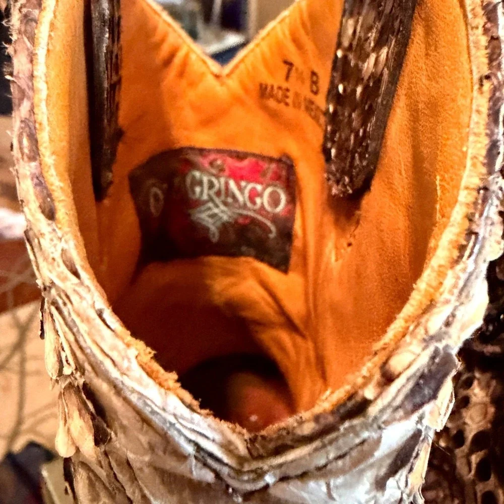 Old Gringo python snakeskin