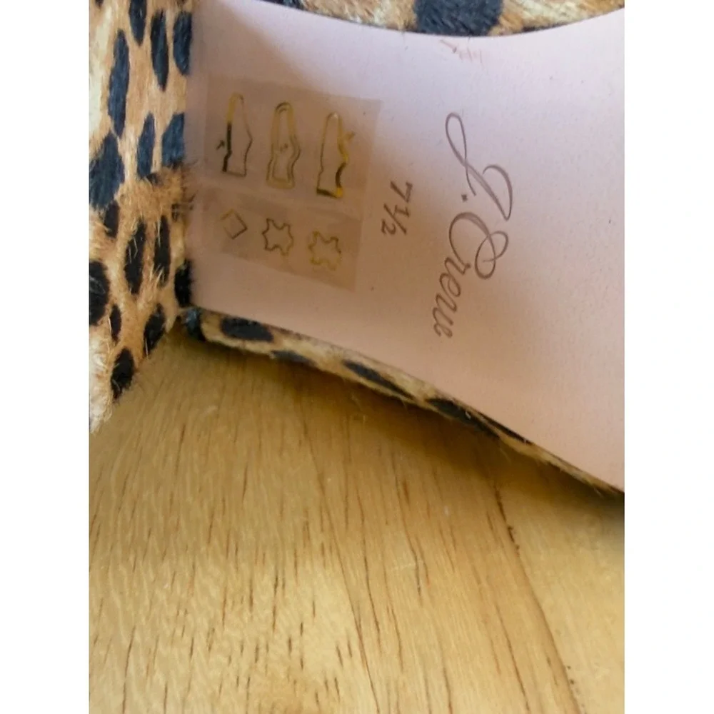 J. Crew leopard print pre