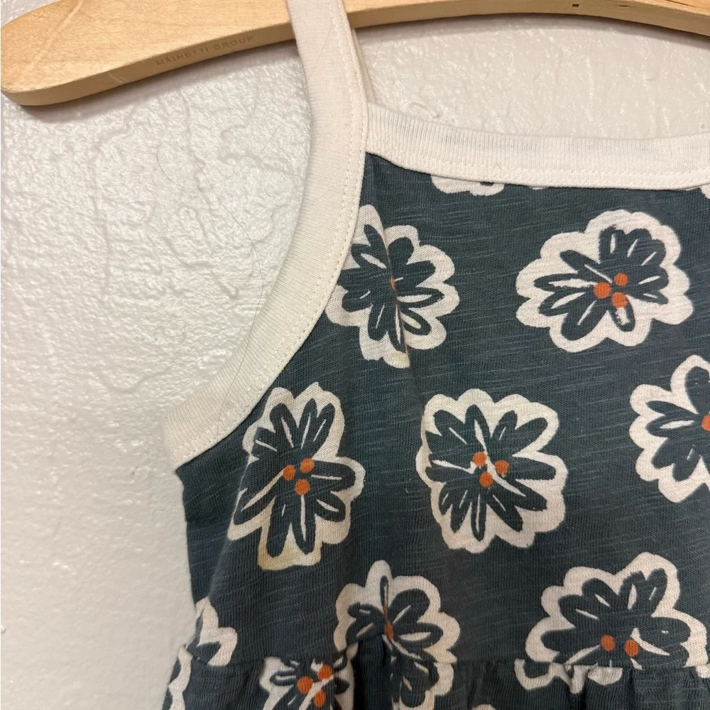$14 ADD ON Little co. Girls’ blue slip‎ dress daisy print 3T navy floral zara