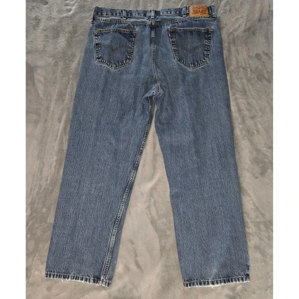 Levi's 550 Denim Blue Jeans Mens 42x 32 Measures 40x30‎