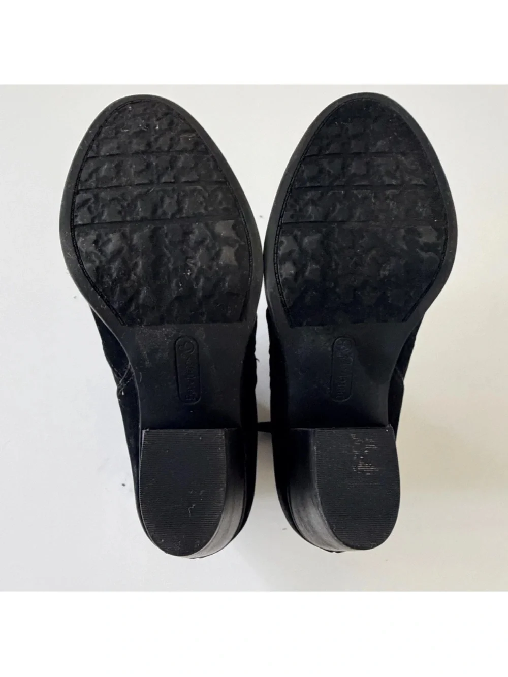 BARETRAPS BOOTIE POSTURE + WOMENS CALLIE BLACK SUEDE SIZE 8.5