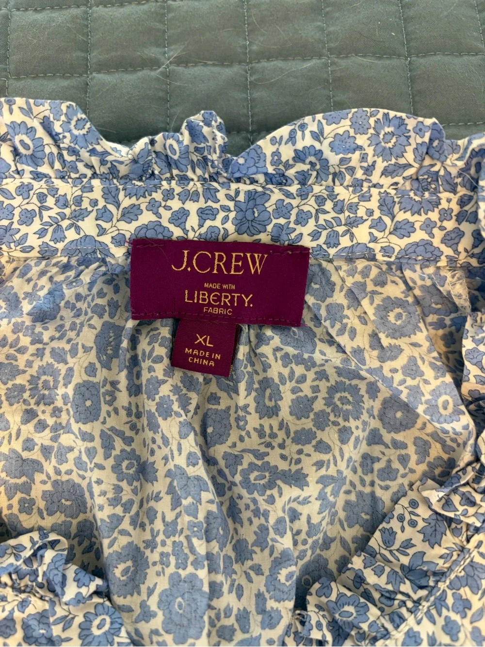 J. Crew movement button soft