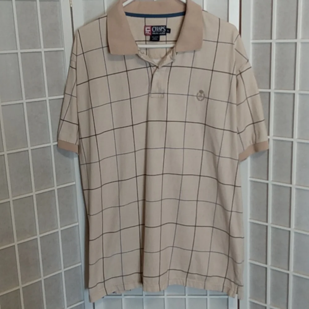 Ralph Lauren blue slits pattern