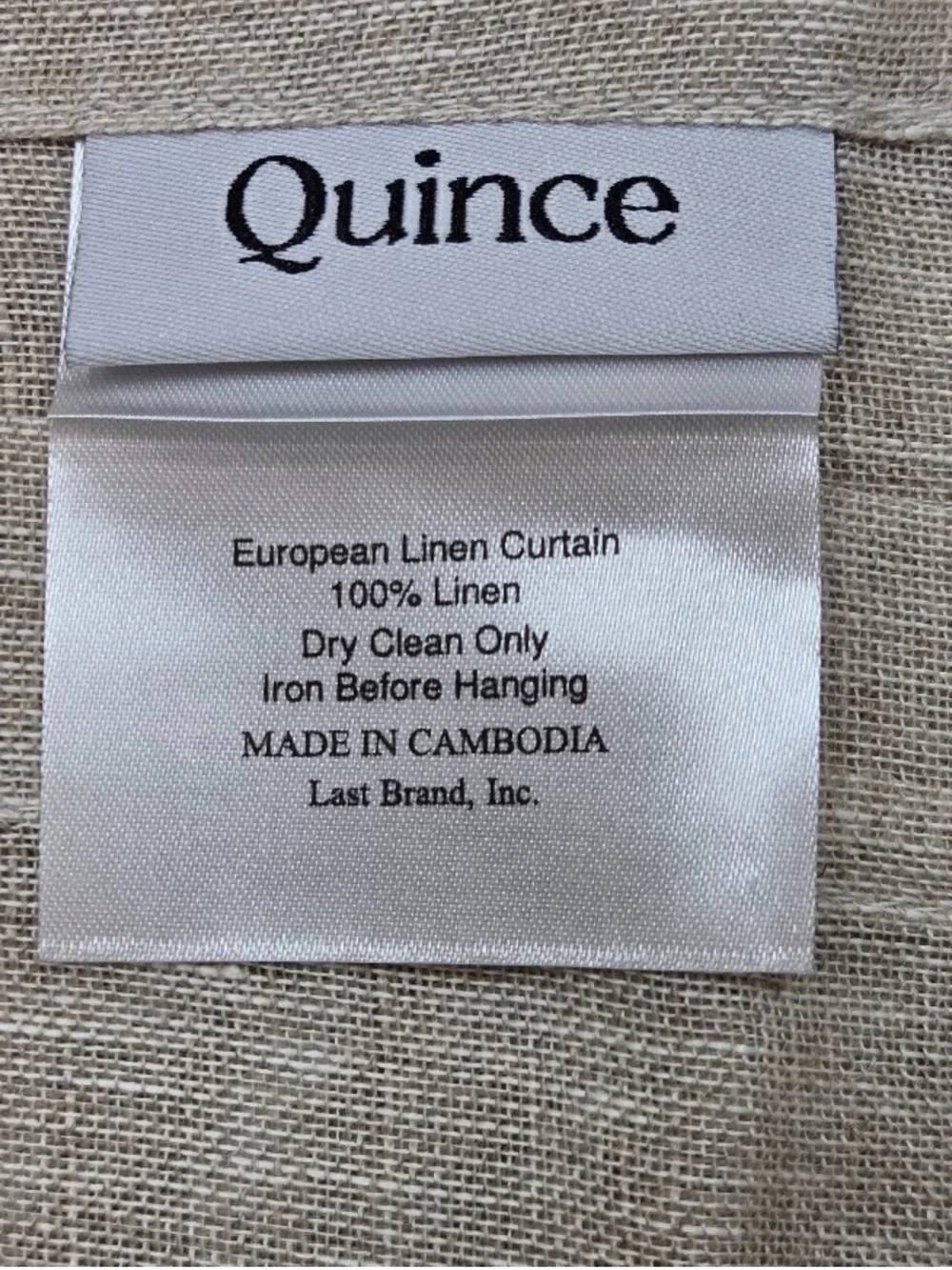 Quince includes 48x96