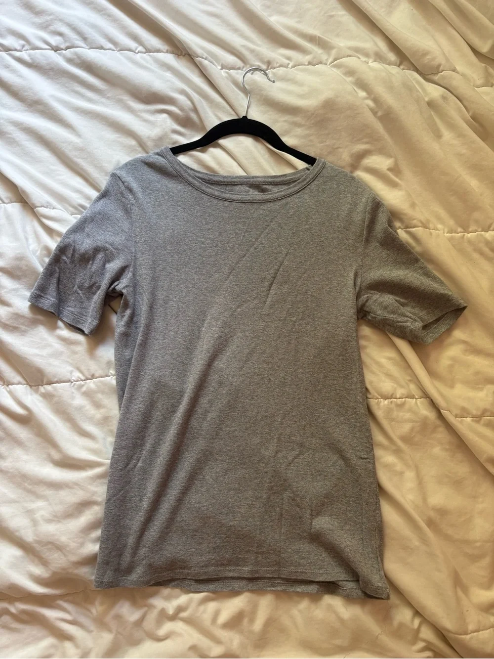 Jcrew Women’s Perfect Fit Grey Tee Shirt