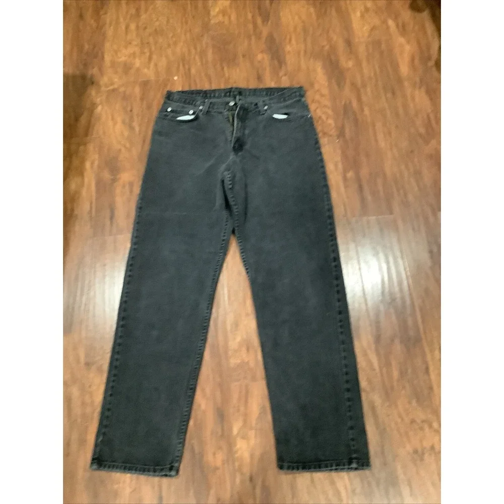 Polo Ralph Lauren Mens Blue Jeans 36x34 Relaxed Loose Fit Denim Vintage 90s