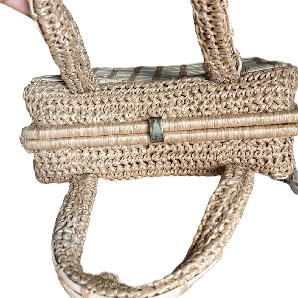 Walborg Vintage wicker Hand Made purse