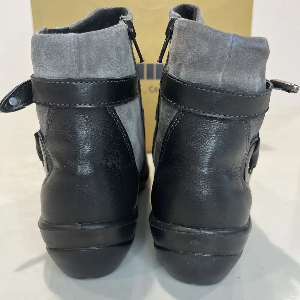 Romika Cassie NEW‎ Gray Suede Ankle Boots Booties Womens EU 37 US 6-6.5 Comfort