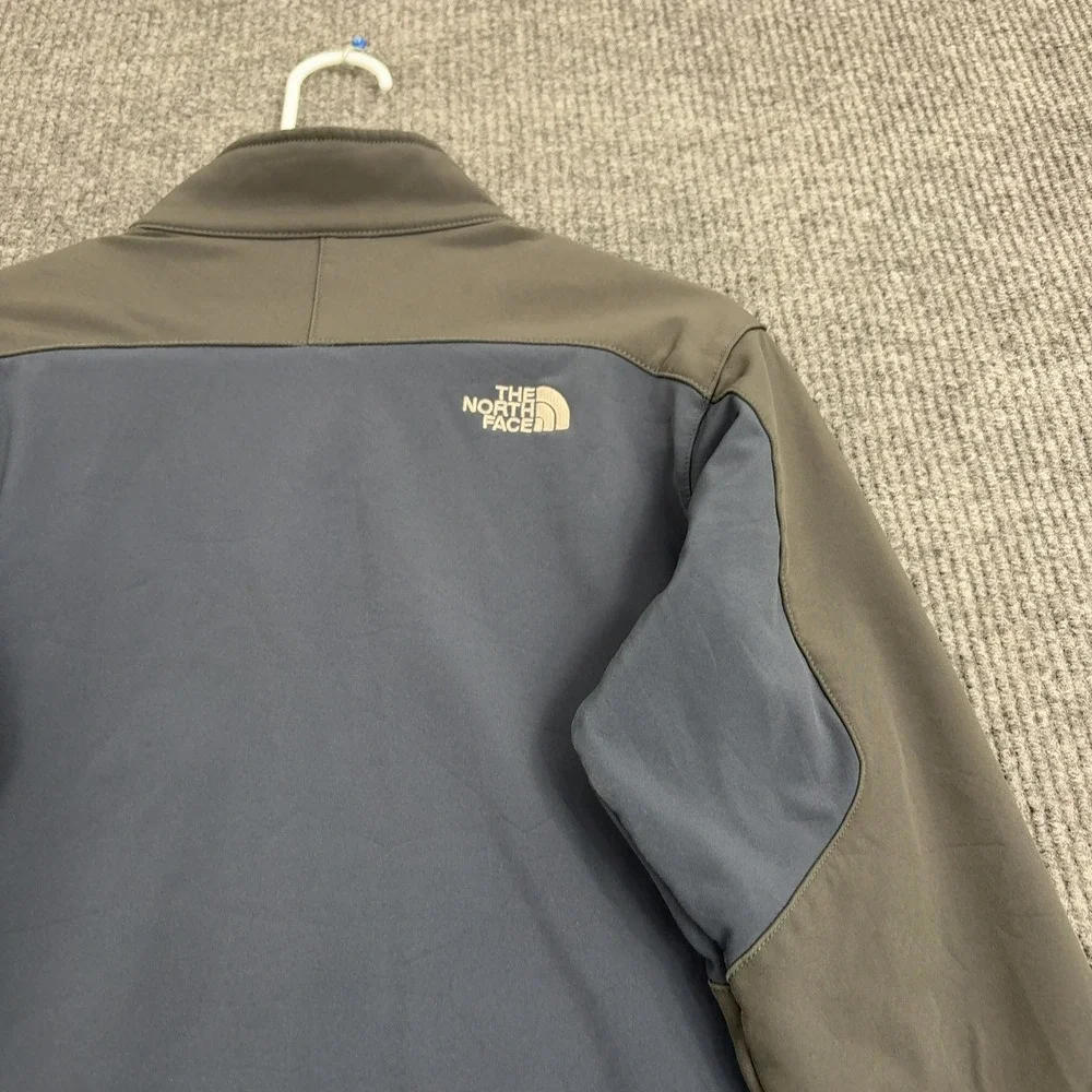 The North Face Jacket Boys L Blue Softshell Apex Fleece Lined Gorpcore‎ Outdoor
