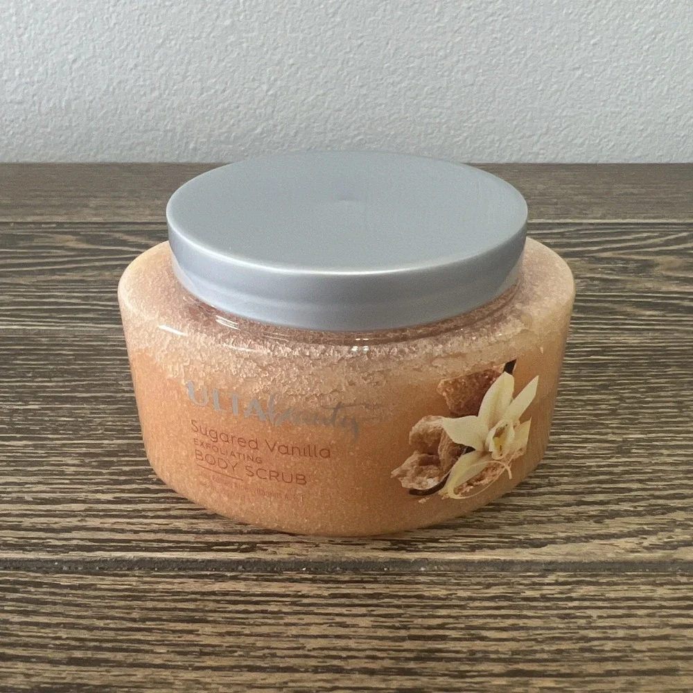Ulta Beauty Sugared Vanilla Exfoliating Body Scrub Shae Butter‎ Aloe Vitamin A