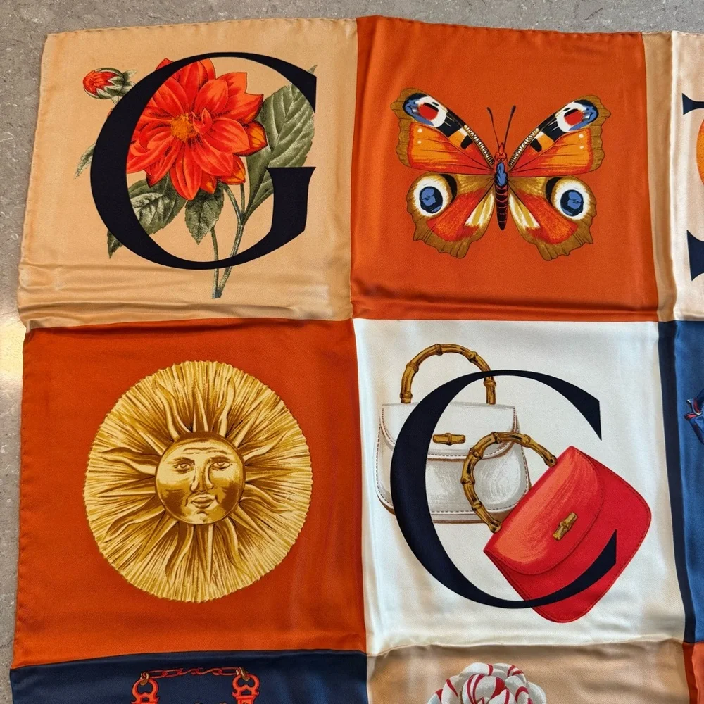 Gucci authentic silk