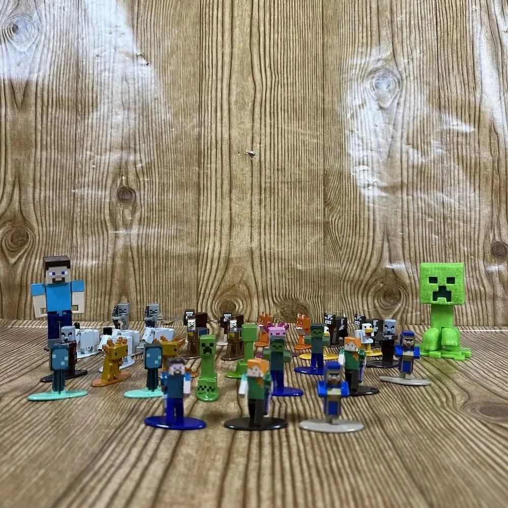 Minecraft Nano Metalfigs‎ Die Cast Metal Figures Lot Of 34 Jada Toys READ