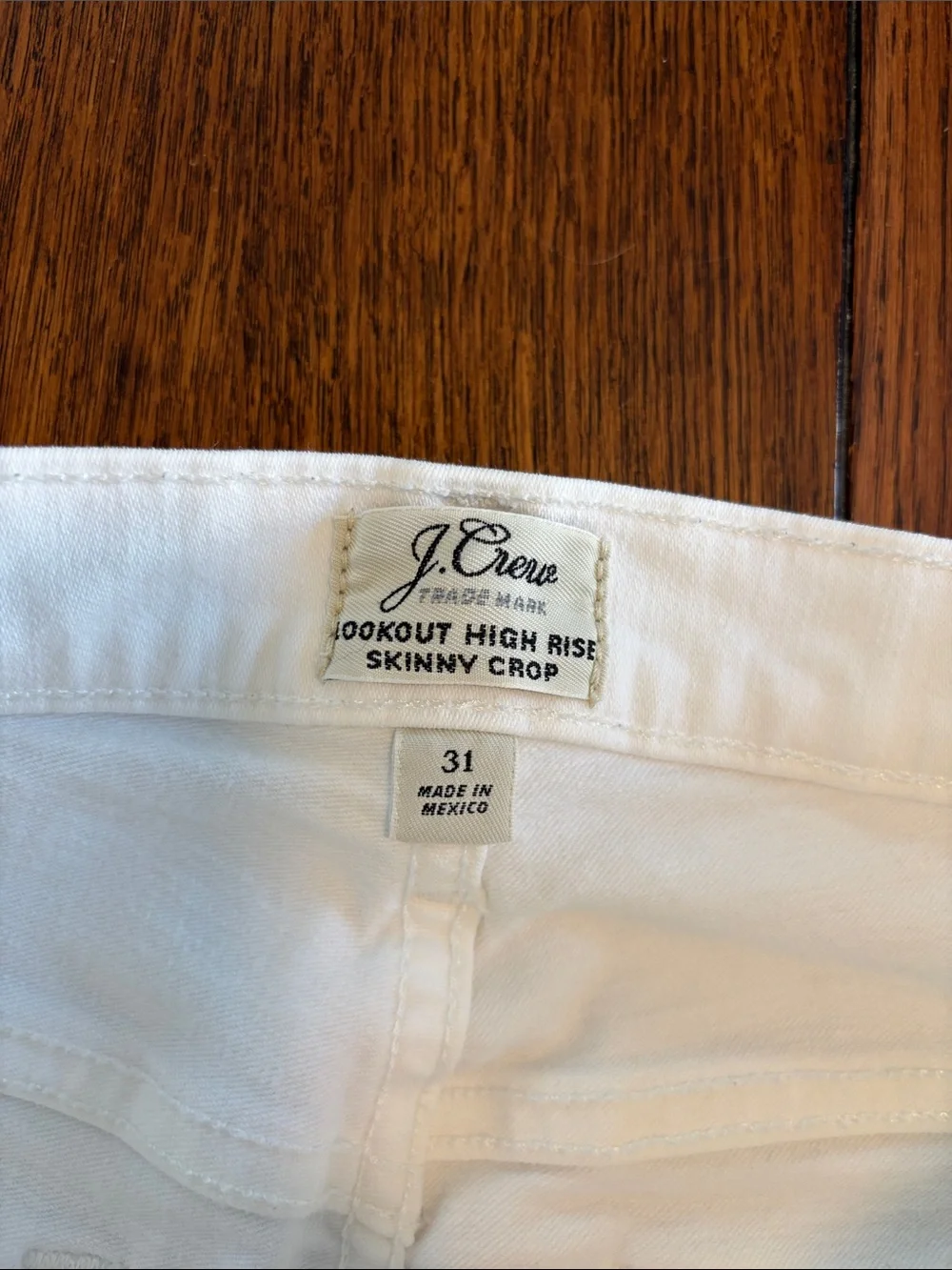 J. Crew crisp white