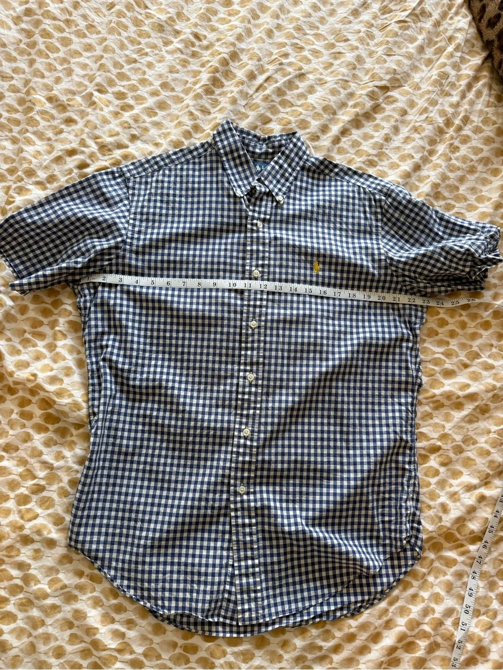 Polo Ralph Lauren collar curved down