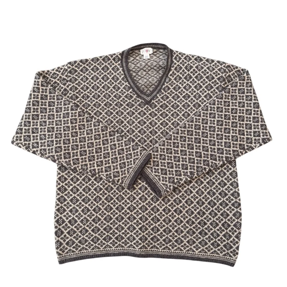 J.Crew Nordic Brown Men’s‎ Sweater Size XL