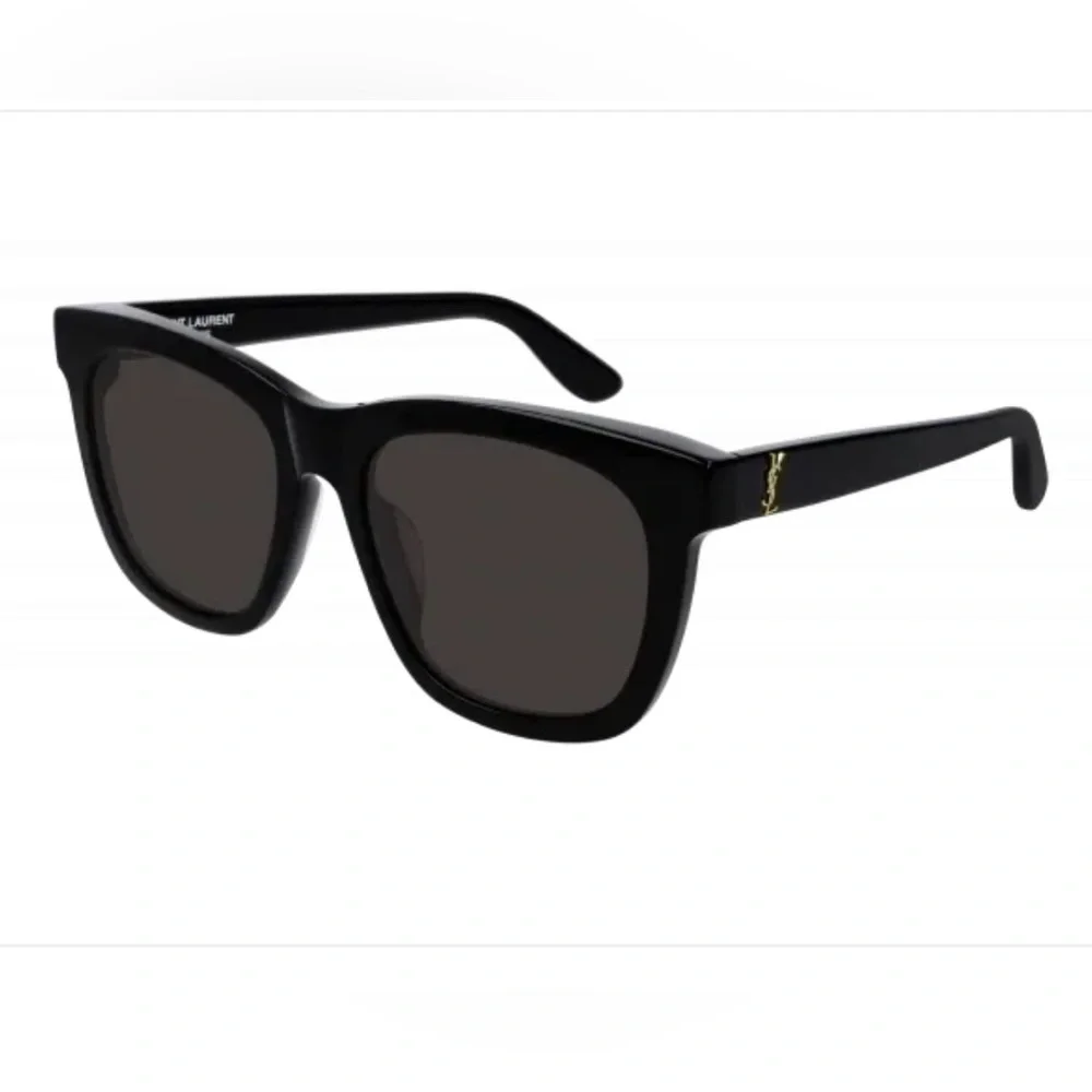 Saint Laurent Black Sunglasses with Dark Gray Lenses