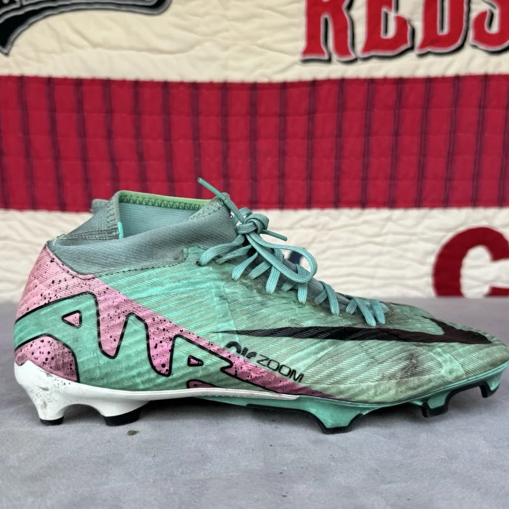 Size 9 - Nike Zoom Superfly 9 Academy Soccer Cleats DJ5625-300 Turquoise Mens‎