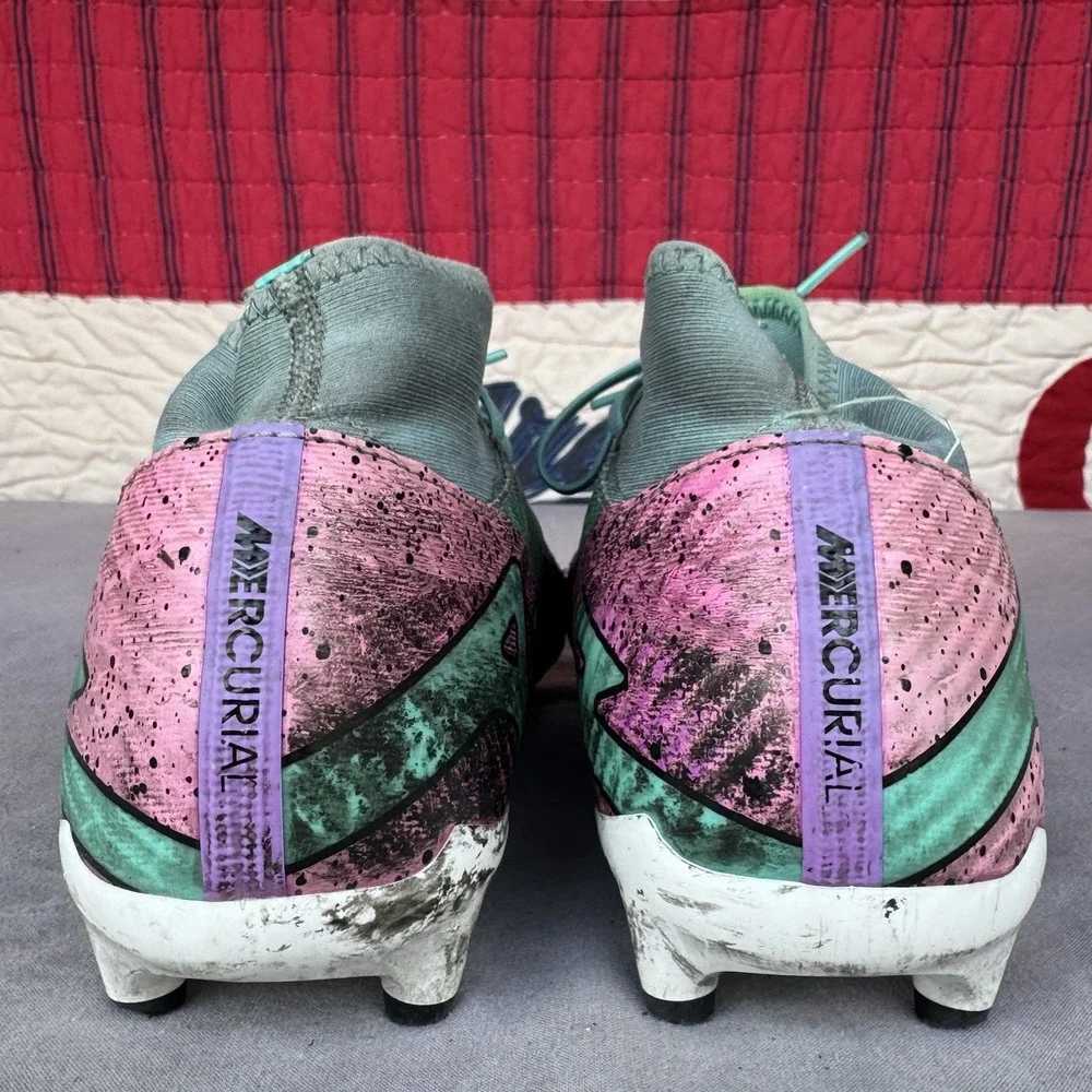 Size 9 - Nike Zoom Superfly 9 Academy Soccer Cleats DJ5625-300 Turquoise Mens‎