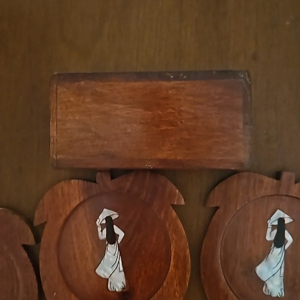 Vintage coasters are