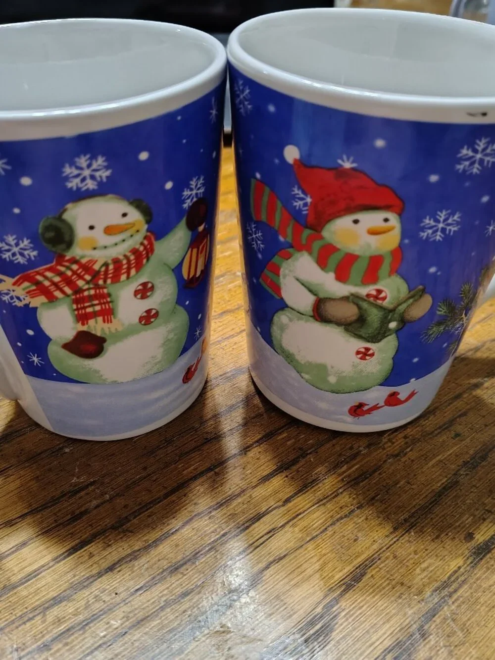 Two Christmas Themed Mugs 
