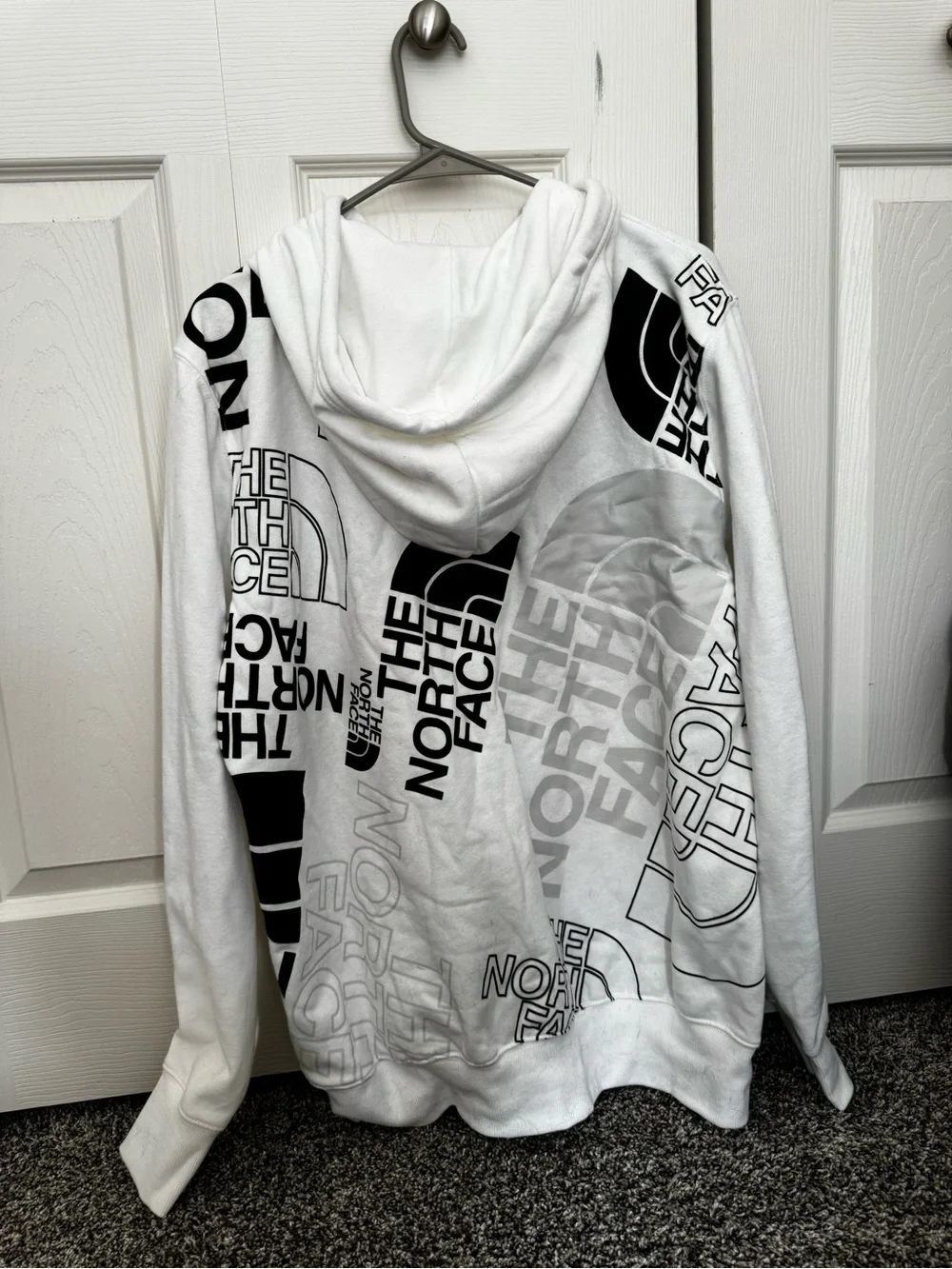 The North Face white pullover
